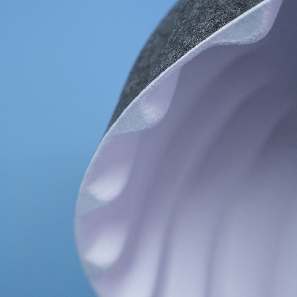 Koyu Gri Akustik Sarkıt Avize