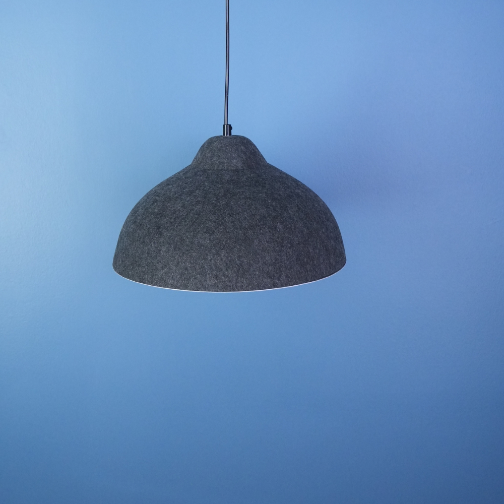 Akustik Avize Koleksiyonu-(Koyu Gri Akustik Şapka)