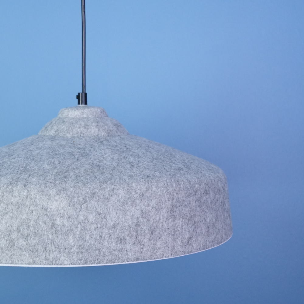 Gri Akustik Sarkık avize