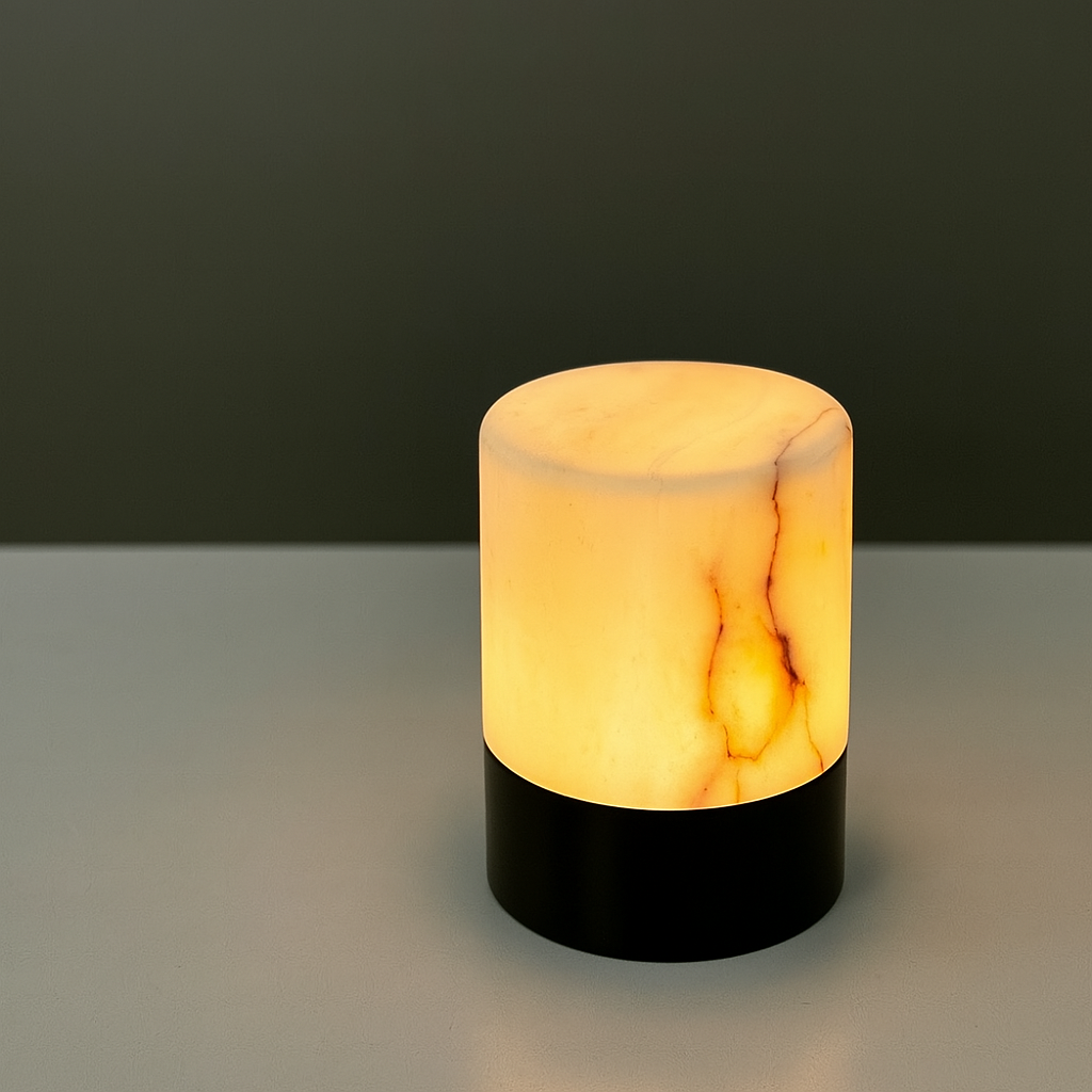 Alba Mermer Şarjlı Masa Lambası