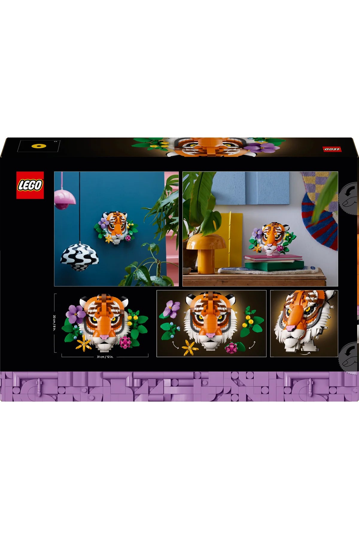 LEGO® Art Fauna Koleksiyonu - Kaplan 31217 - 18+ Yapım Seti (744 P)