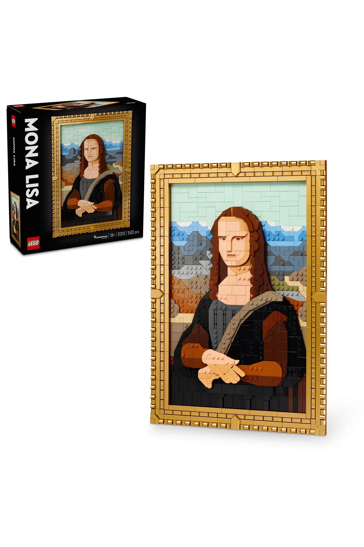 LEGO® Art Mona Lisa 31213 - 18+ Koleksiyonluk ve Dekoratif Kanvas Tablo Yapım Seti (1503 Parça)