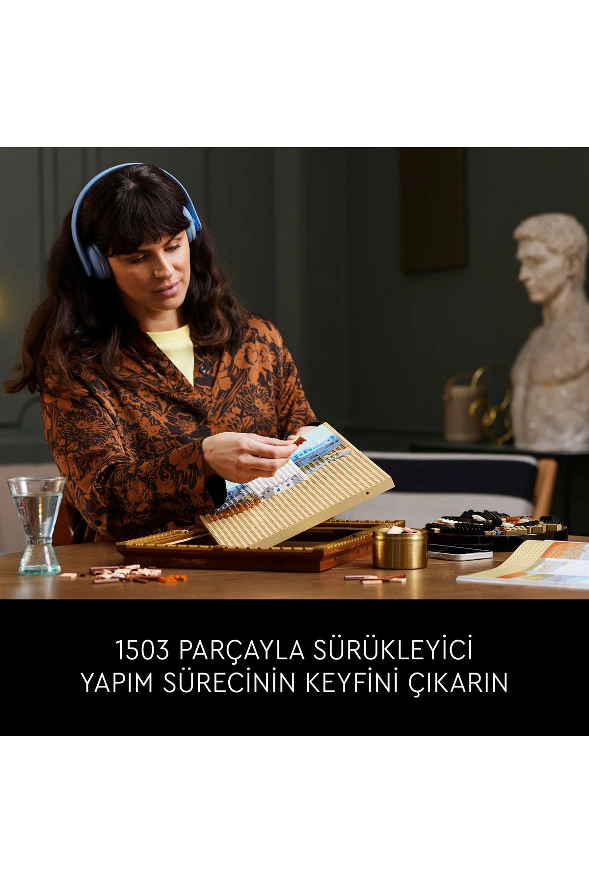 LEGO® Art Mona Lisa 31213 - 18+ Koleksiyonluk ve Dekoratif Kanvas Tablo Yapım Seti (1503 Parça)