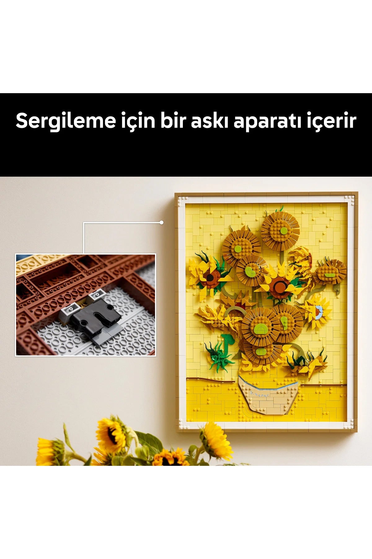 LEGO® Art Vincent van Gogh – Ayçiçekleri 31215 - Yetişkinler için Dekoratif Model Yapım Seti (2615P)