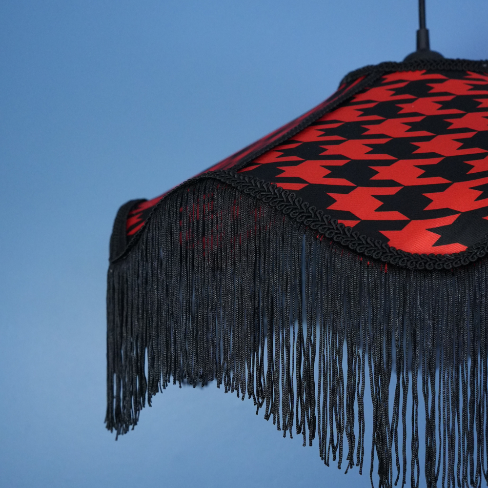 Aurora Sarkıt Avize Koleksiyonu-(Kırmızı Siyah Balerin Pontye)