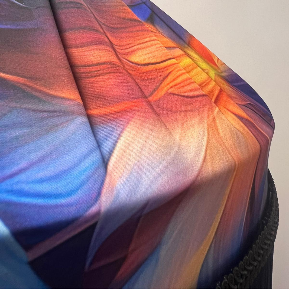 Flamara Sarkıt Avize | El Yapımı Kırmızı & Turuncu Işık