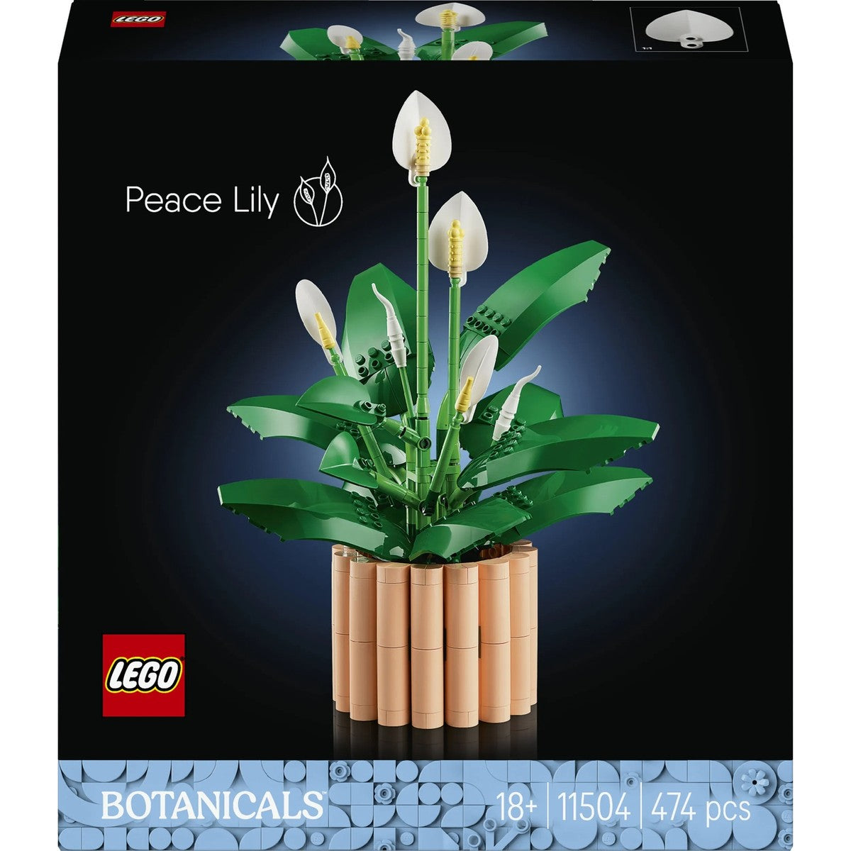 LEGO® Botanicals Barış Çiçeği 11504 - Yetiskinler için 6 Baris Çiçegi Içeren Koleksiyonluk Dekoratif Model Yapim Seti (474 Parça)