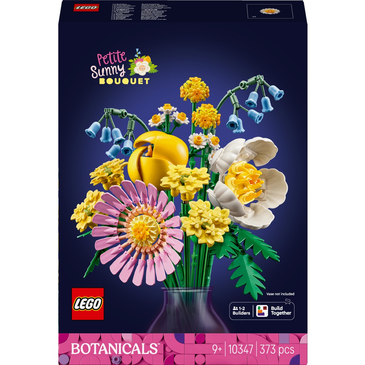 LEGO® Botanicals Küçük Sarı Buket 10347 - 9 Yaş ve Üzeri Çocuklar İçin Yaratıcı Dekoratif Çiçek Buketi Yapım Seti (373 Parça)