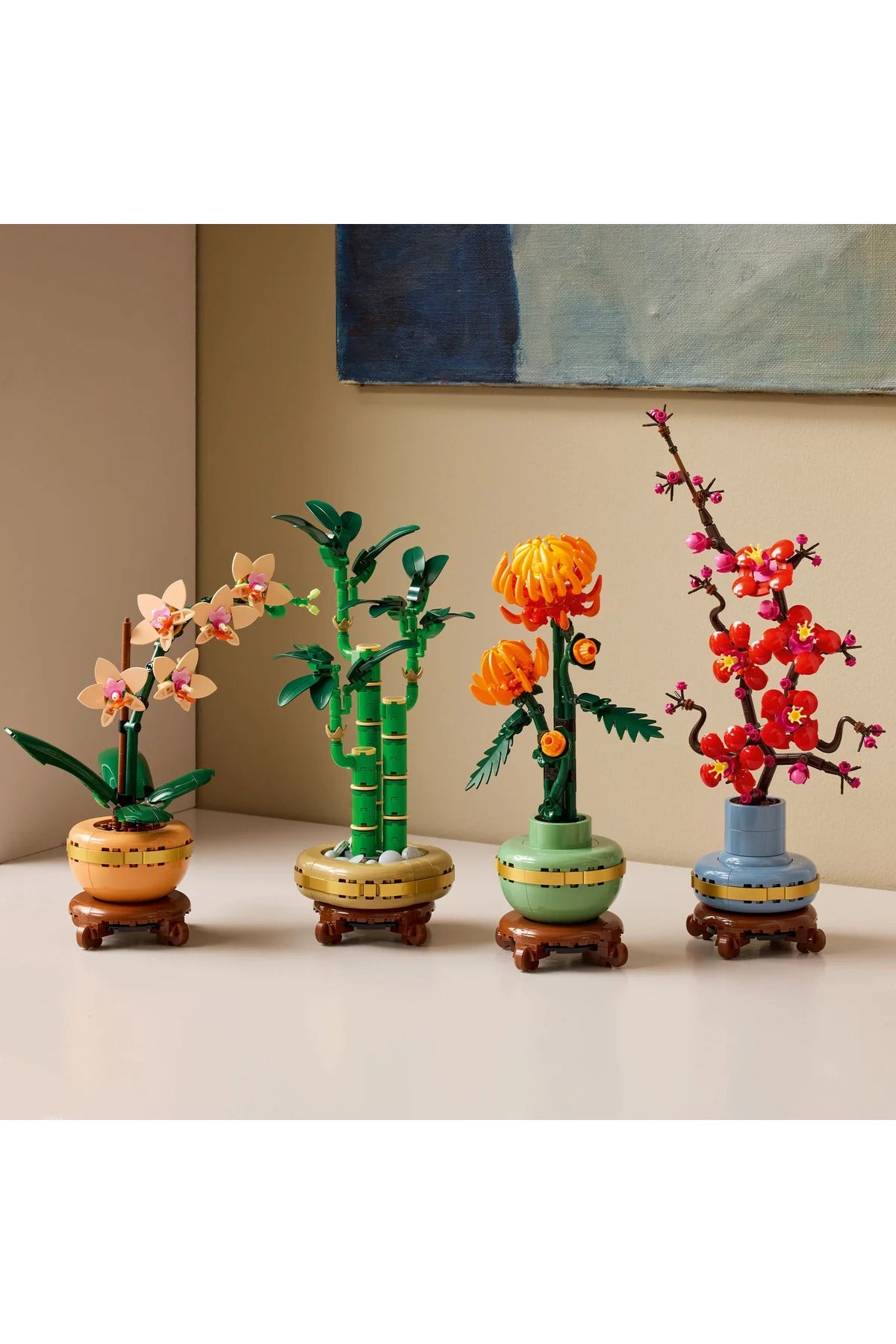 LEGO® Botanicals Mini Orkide 10343 - Yetişkinler için Dekoratif Çiçek Yapım Seti (274 P)