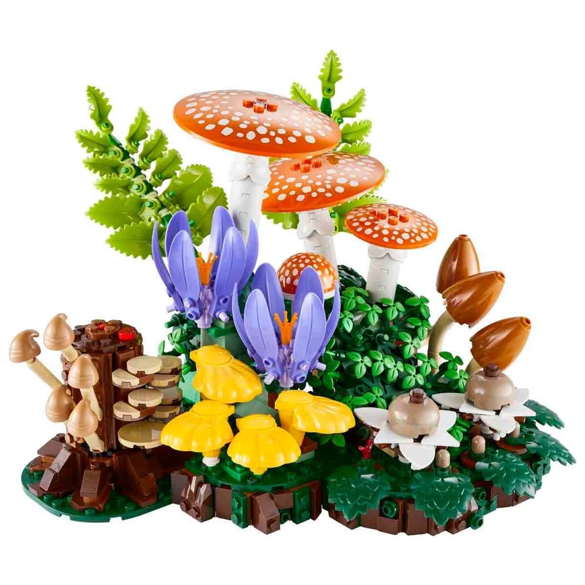 LEGO® Botanicals Orman Mantarları 11505 806 Parça Yetişkinler İçin Hediyelik Dekoratif Mantar Seti