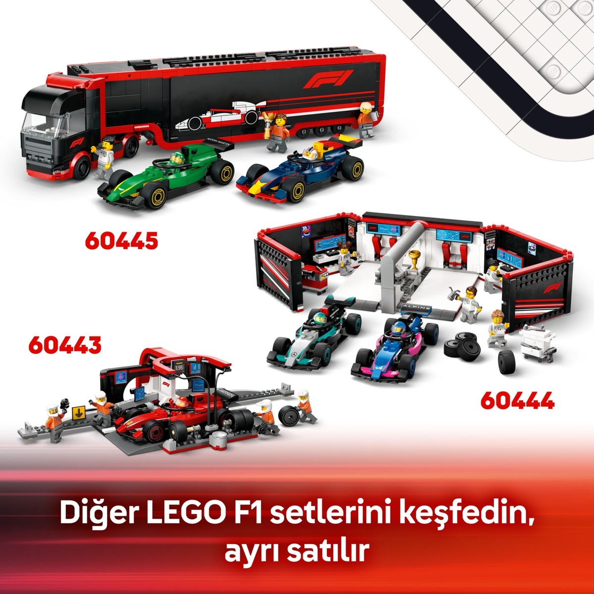 LEGO® City McLaren Yarış Arabalı F1® Sürücüsü 60442 - 6 Yaş & Üzeri Çocuklar için Yaratıcı Oyuncak Yapım Seti (86 Parça)