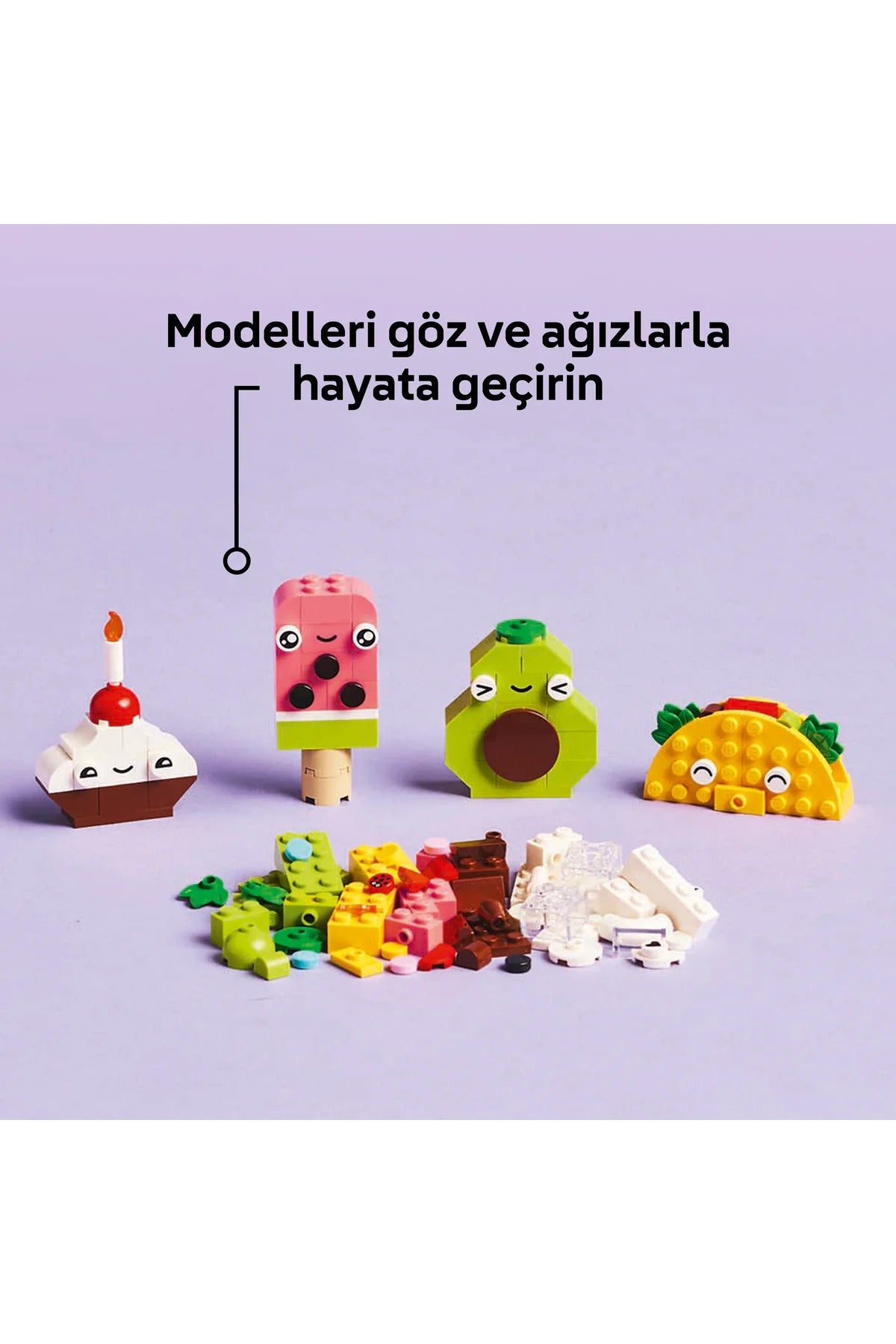 ® Classic Yaratıcı Yiyecek Arkadaşlar 11039 - 4+ Yaratıcı Oyuncak Yapım Seti (150Parça)