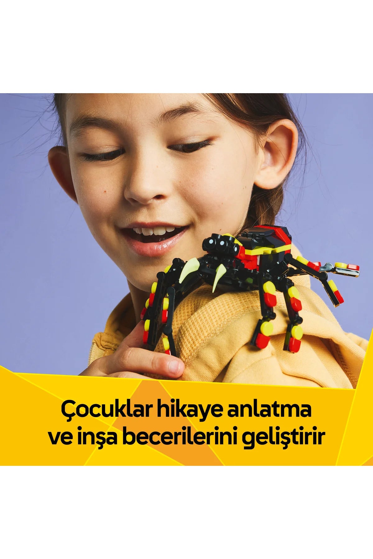 LEGO® Creator 3’ü 1 Arada Vahşi Hayvanlar: Şaşırtıcı Örümcek 31159 - 7+ Oyuncak Yapım Seti (153P)