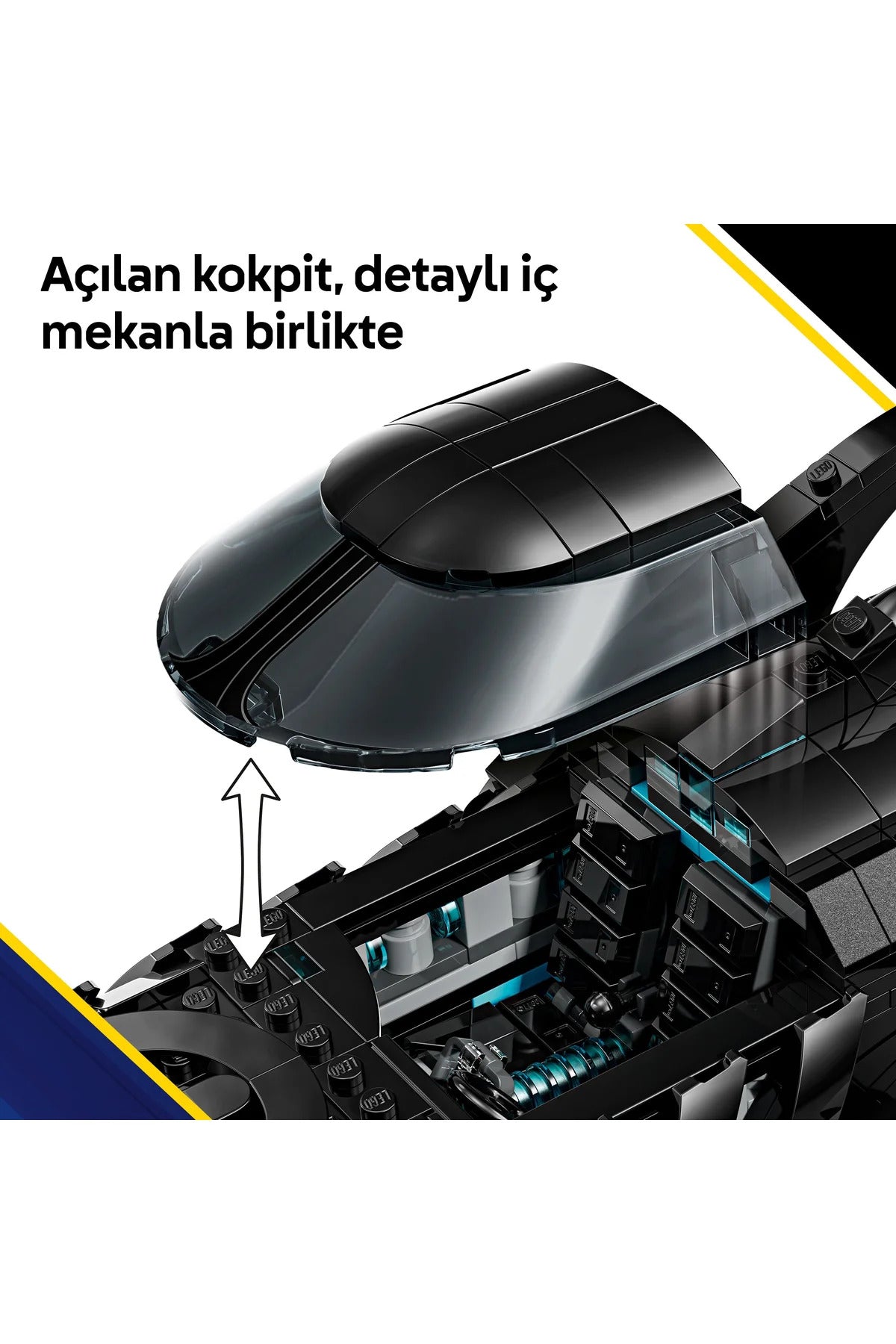 LEGO® DC Batman™: Batman Forever™ Batmobile™ 76304 - 12+ için Dekoratif Oyuncak Yapım Seti (909P)