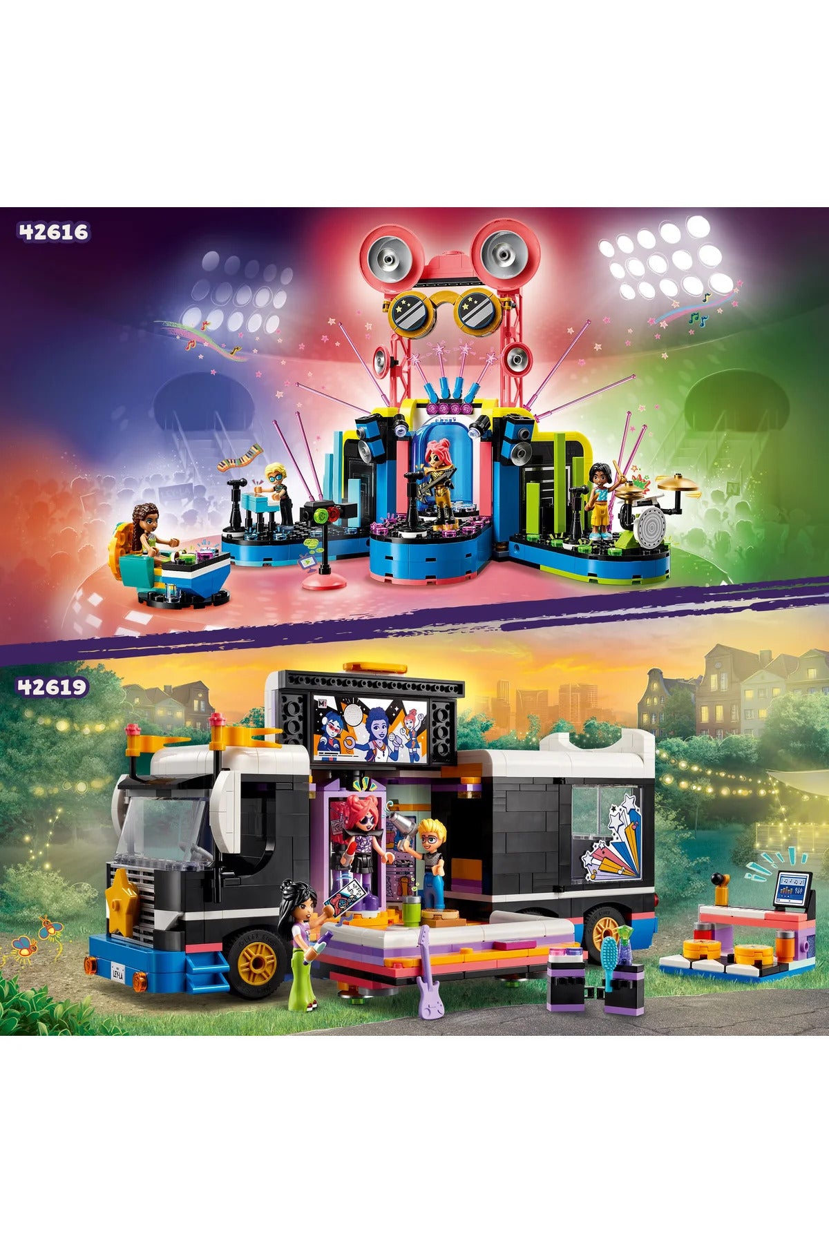 LEGO® Friends Karaoke Müzik Partisi 42610 - 6+ Yaratıcı Oyuncak Yapım Seti (196P)