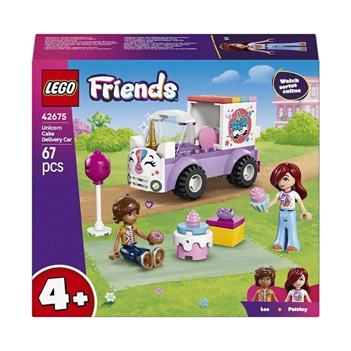 LEGO® Friends Tek Boynuzlu At Pasta Dağıtım Arabası 42675