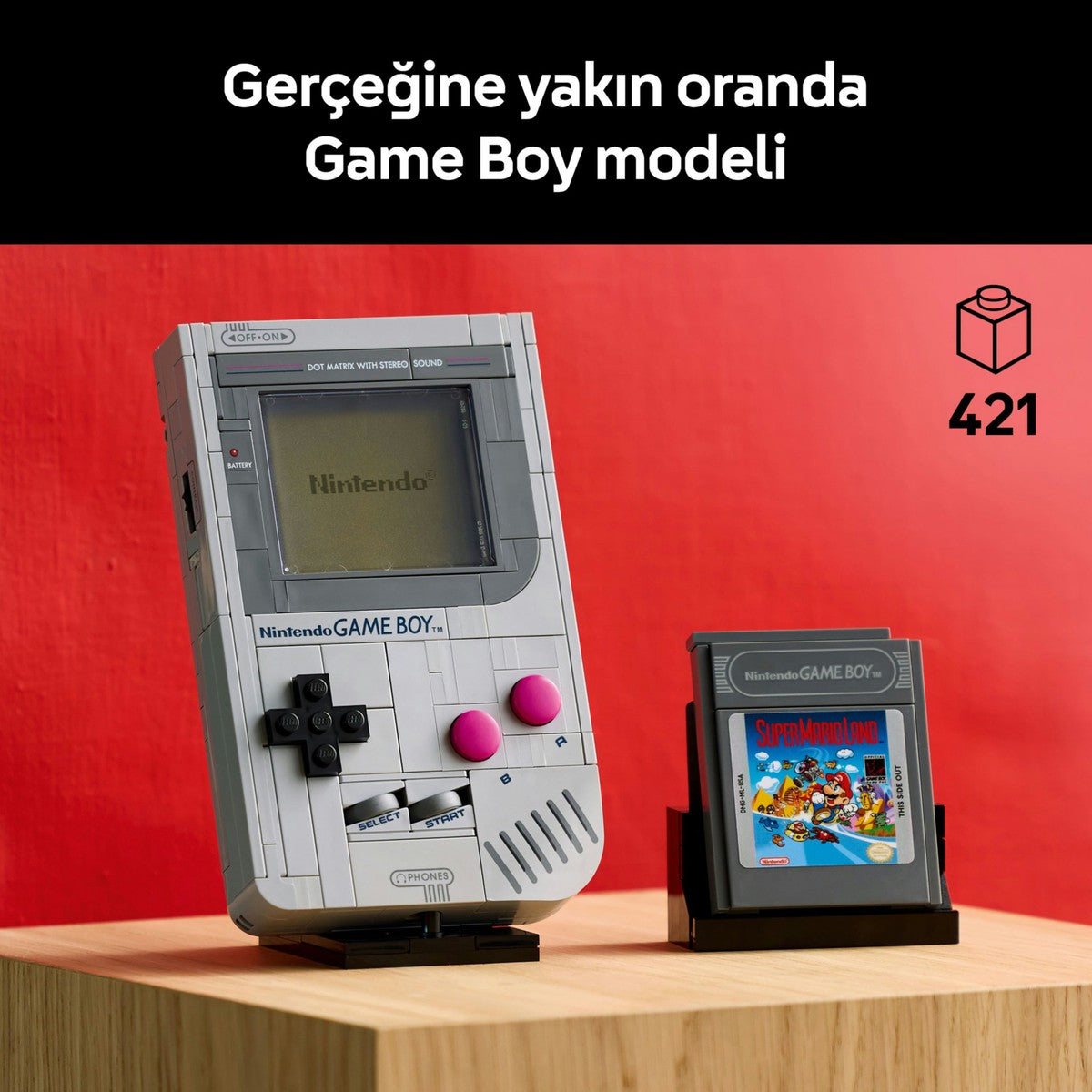 LEGO® Game Boy™ 72046 - Yetişkin Nintendo® Hayranları Için Yaratıcı Model Yapım Seti (421 Parça)