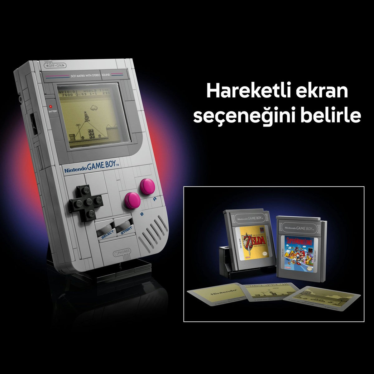 LEGO® Game Boy™ 72046 - Yetişkin Nintendo® Hayranları Için Yaratıcı Model Yapım Seti (421 Parça)