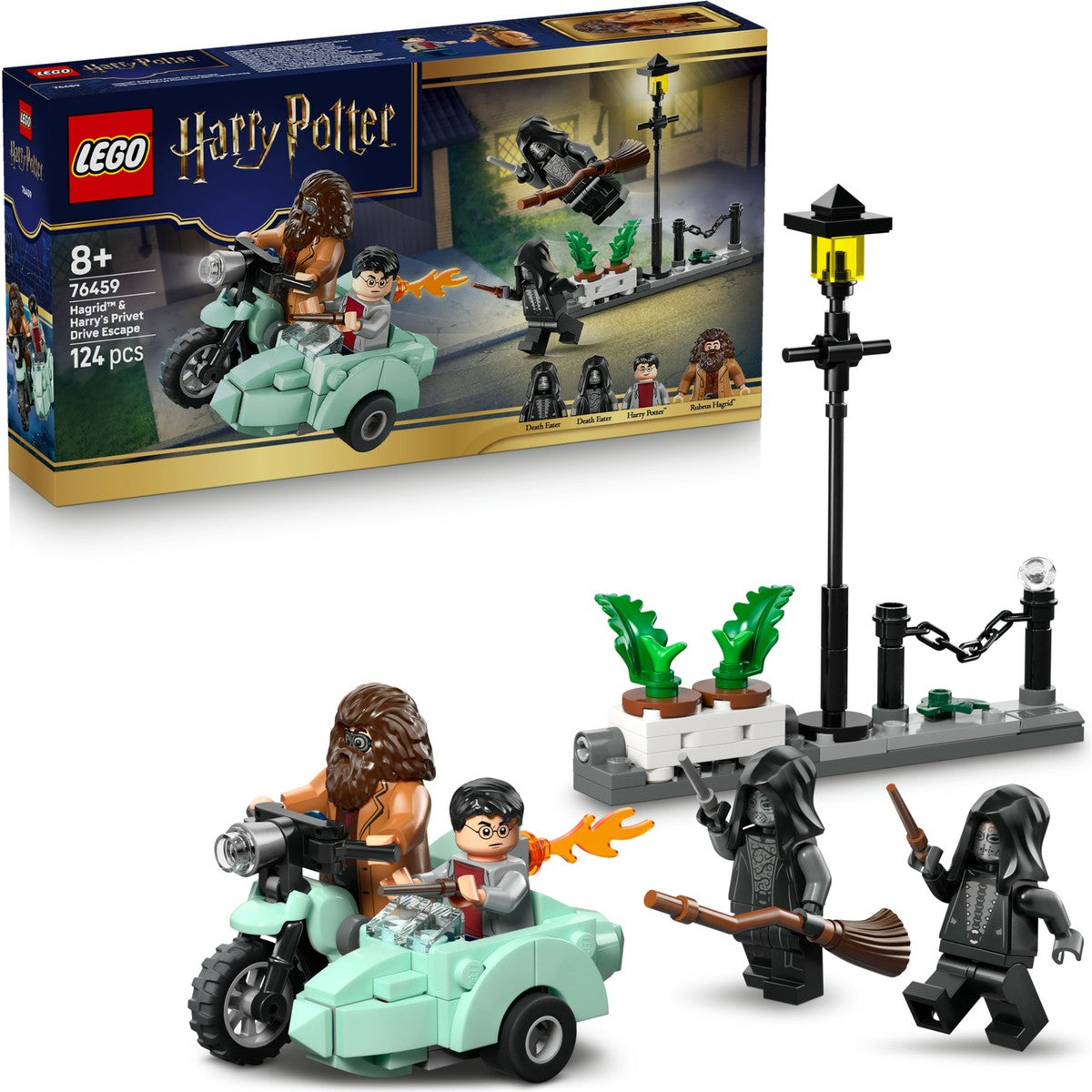 LEGO® Harry Potter™ Hagrid™ ve Harry’nin Privet Drive Kaçışı 76459 - 8+ Yaş için Yaratıcı Oyuncak Yapım Seti (124 Parça)