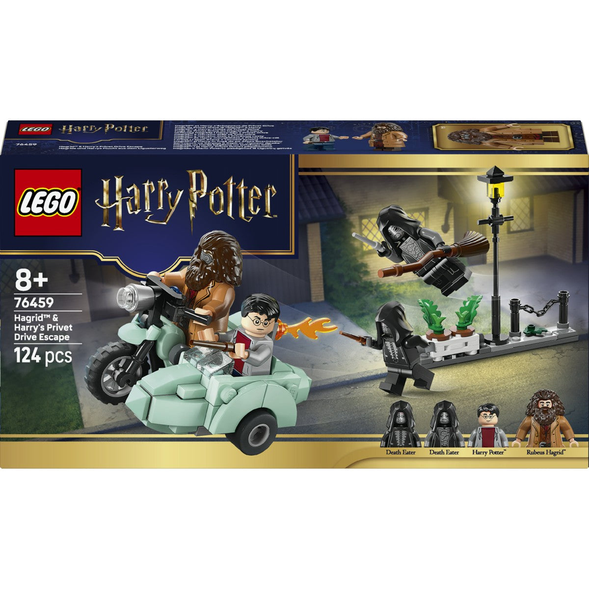 LEGO® Harry Potter™ Hagrid™ ve Harry’nin Privet Drive Kaçışı 76459 - 8+ Yaş için Yaratıcı Oyuncak Yapım Seti (124 Parça)