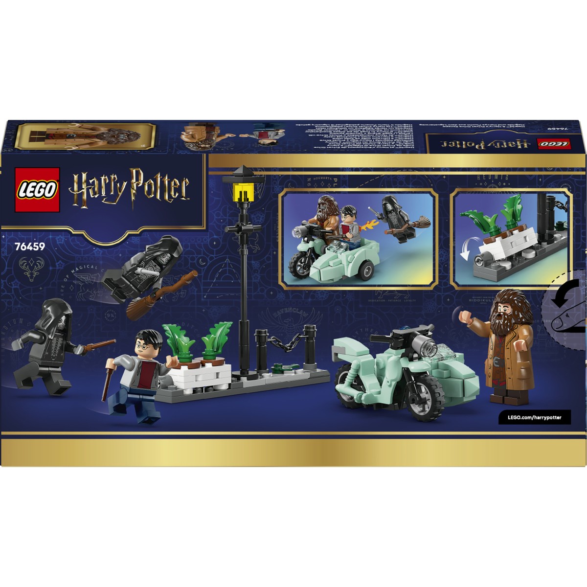 LEGO® Harry Potter™ Hagrid™ ve Harry’nin Privet Drive Kaçışı 76459 - 8+ Yaş için Yaratıcı Oyuncak Yapım Seti (124 Parça)