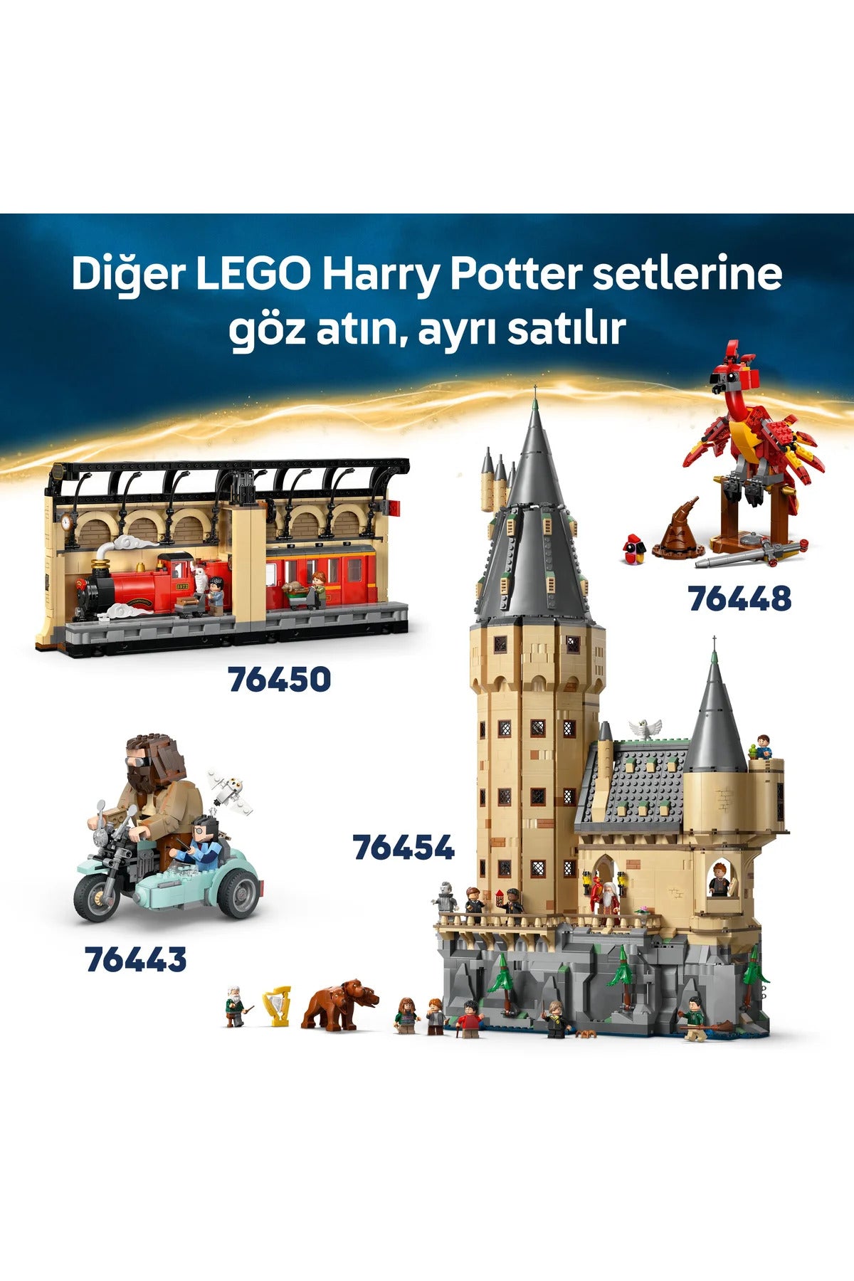 LEGO ® Harry Potter™ Isıran Canavar Kitap 76449 - 9+ Çocuklar için Yaratıcı Oyuncak Yapım Seti (518P)