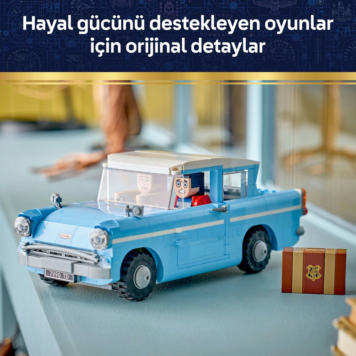 LEGO® Harry Potter™ Sihirli Uçan Ford Anglia™ 76470 - 14 Yaş ve Üzeri Çocuklar için Yaratıcı Oyuncak Yapım Seti (868 Sayfa)