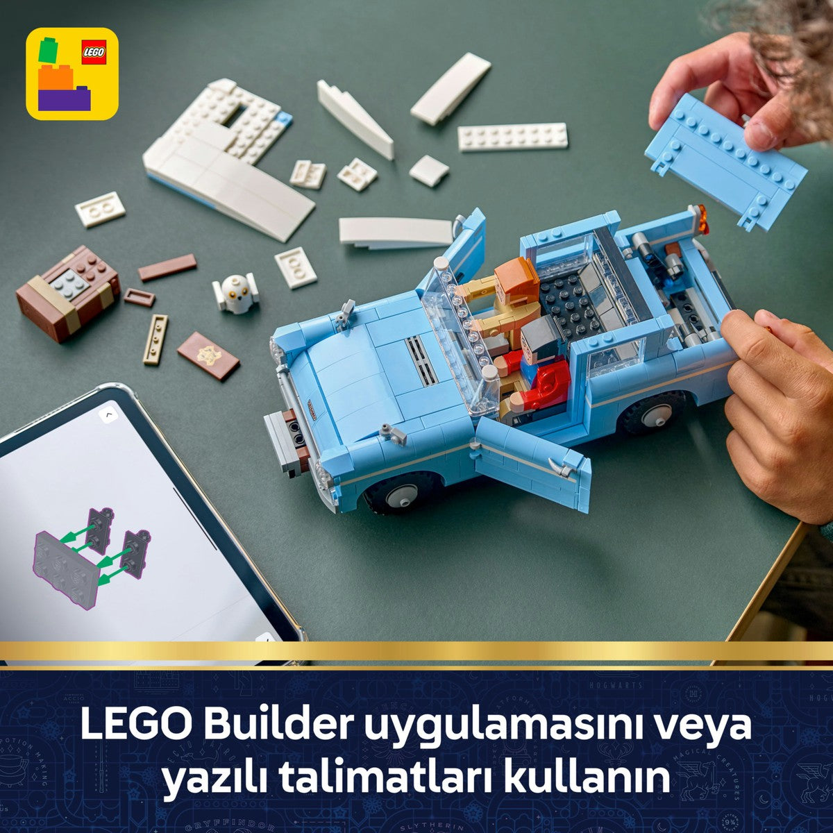 LEGO® Harry Potter™ Sihirli Uçan Ford Anglia™ 76470 - 14 Yaş ve Üzeri Çocuklar için Yaratıcı Oyuncak Yapım Seti (868 Sayfa)