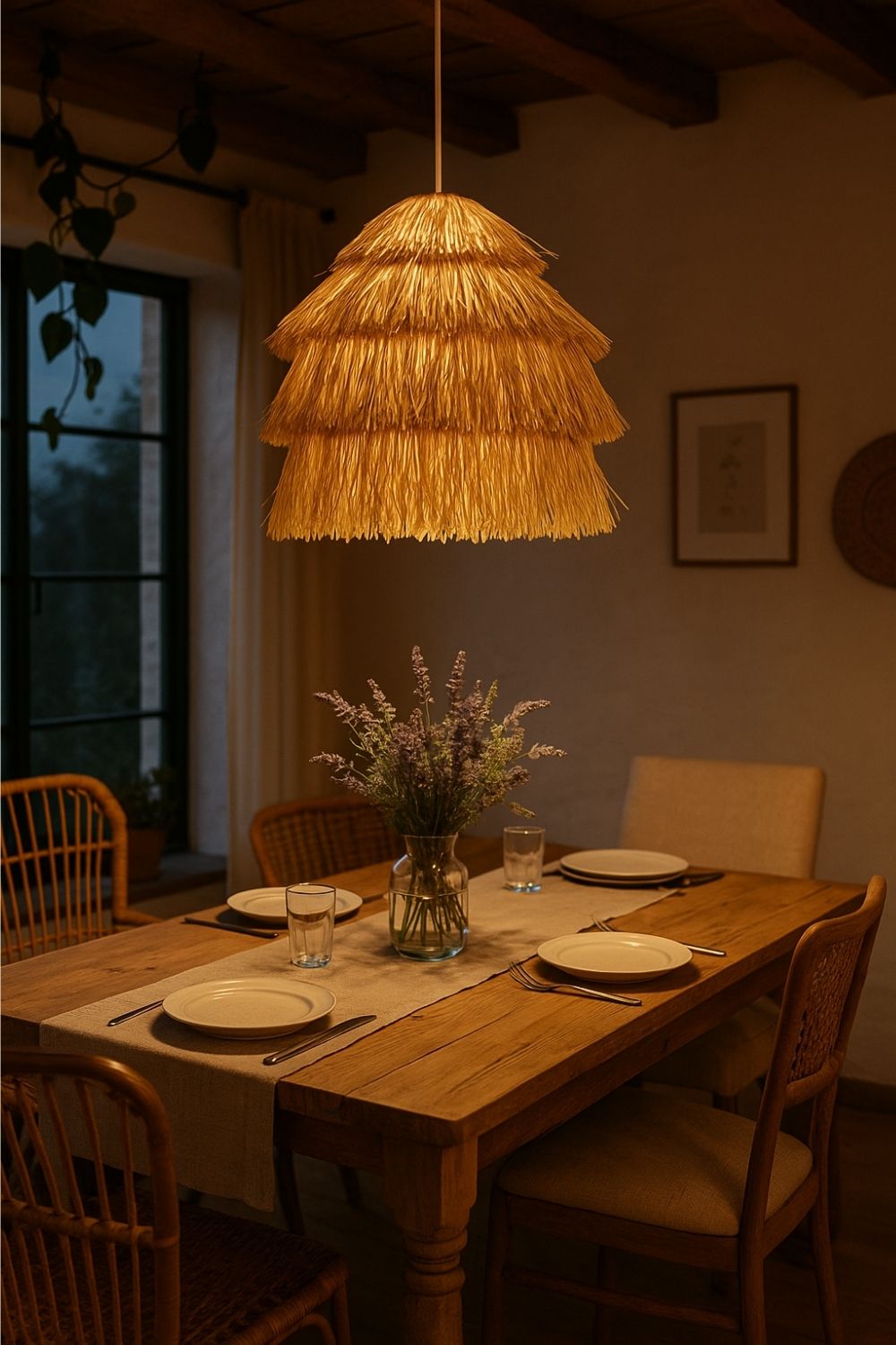 Püsküllü Hasır Sarkıt