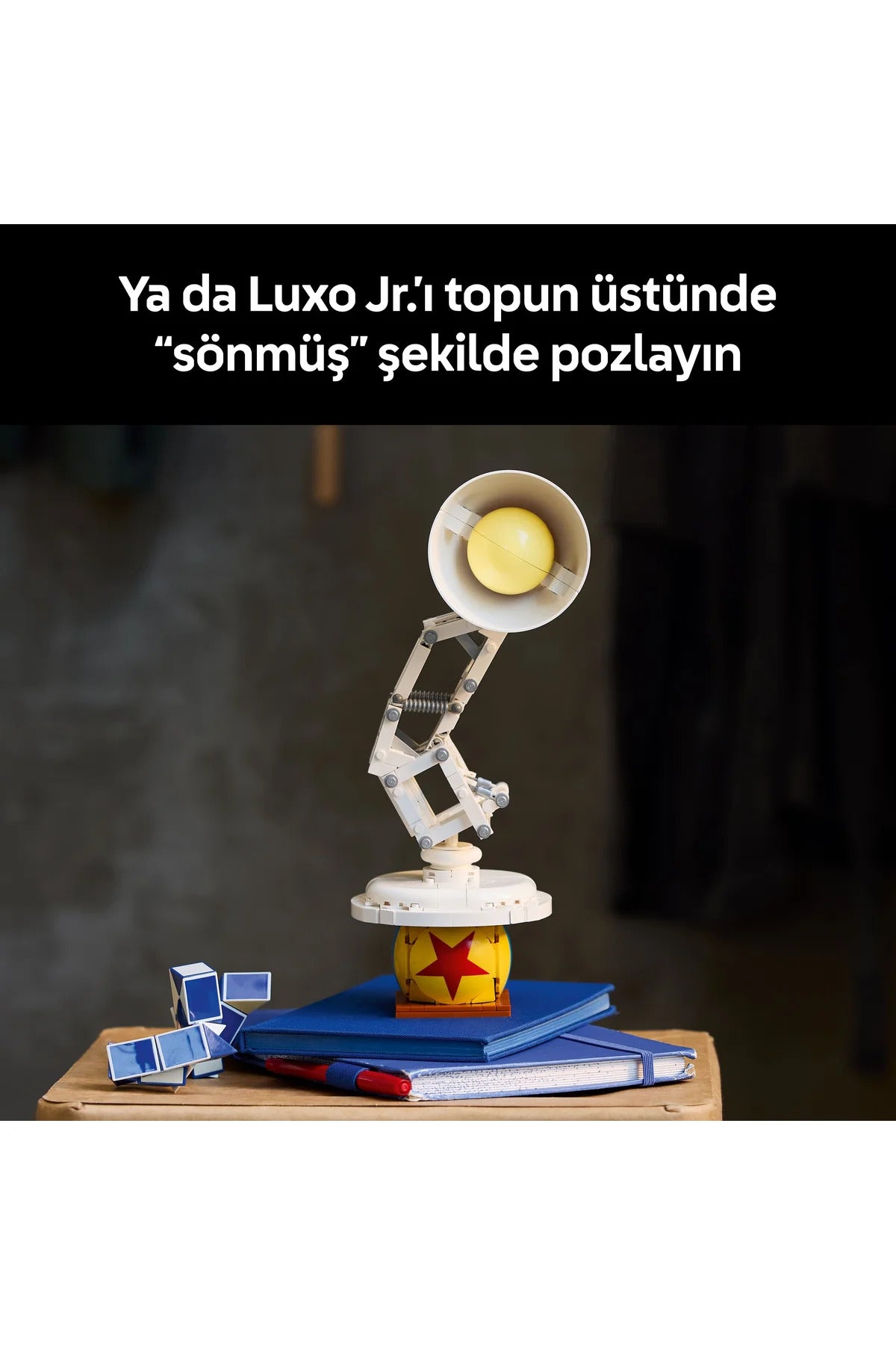 LEGO® Ideas | Disney Pixar Luxo Jr. 21357 - Yetişkinler için Koleksiyonluk Model Yapım Seti (613P)
