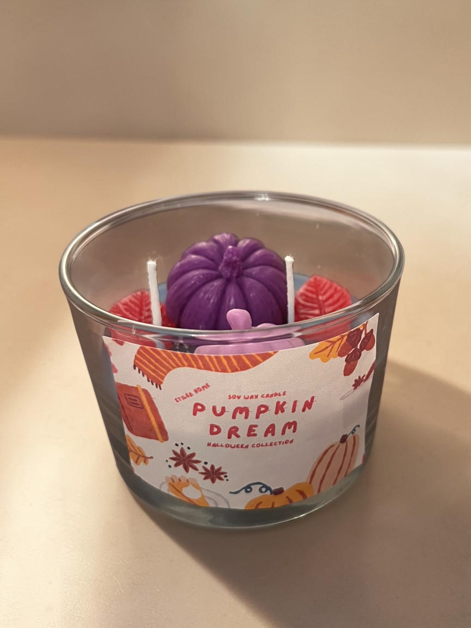 Luzart Pumpkin Dream Koleksiyonu –El Yapımı Balkabağı Figürlü Mum