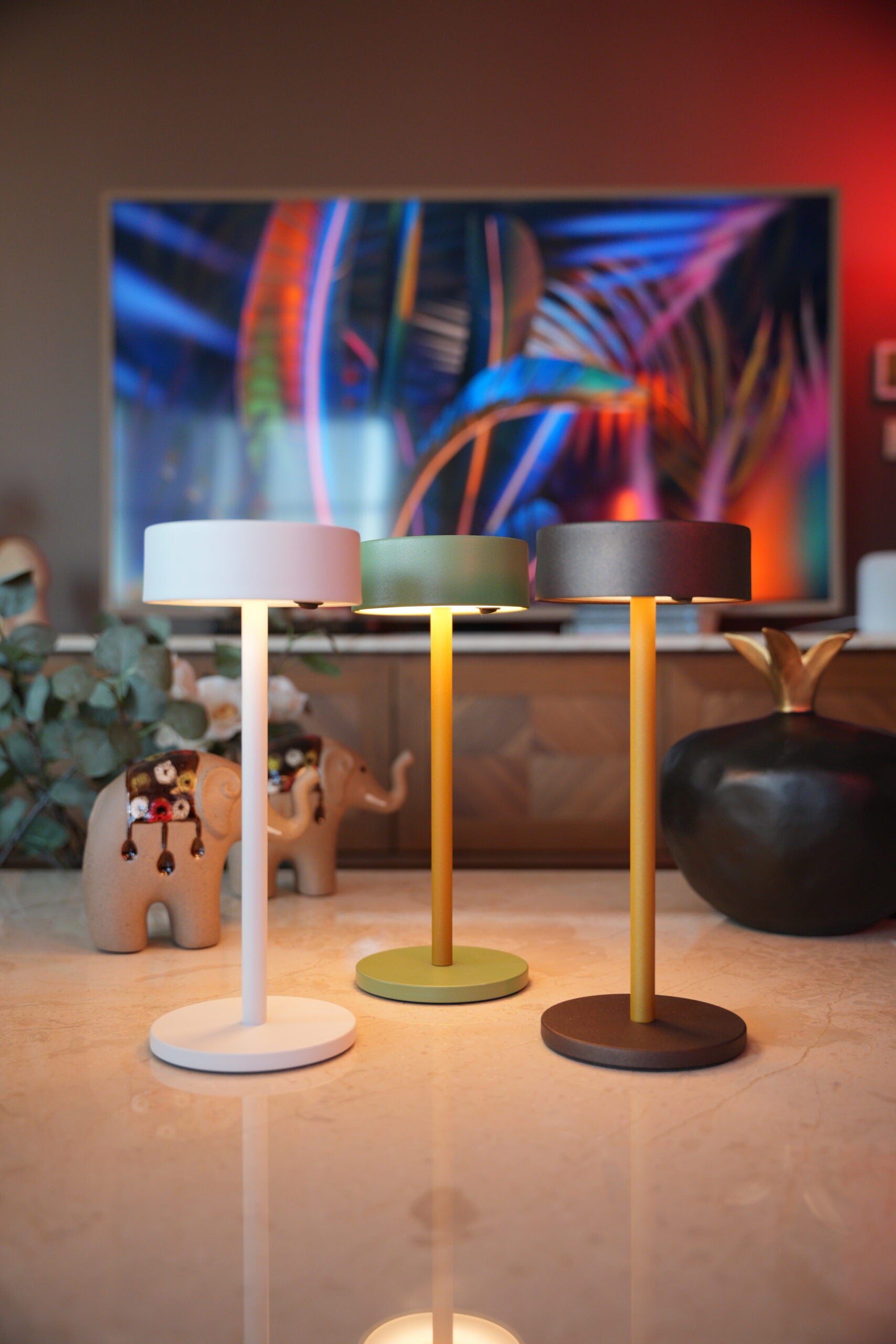 Luzart Signature Glow – Şarjlı Masa Lambası