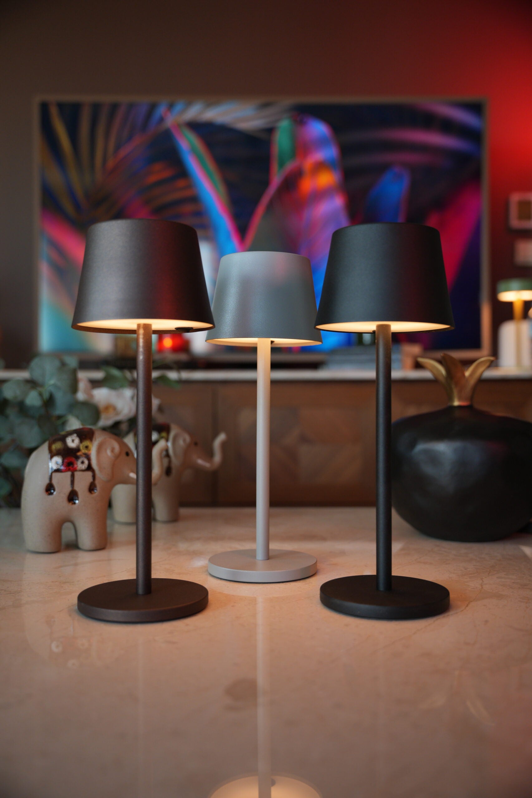 LuzArt Touch Series-Modern Tasarımlı Şarjlı Masa Lambaları