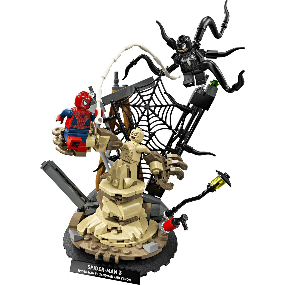 LEGO® ǀ Marvel Efsanevi Savaş: Örümcek Adam, Kum Adam’a Karşı 76334 - 9+ için Yaratıcı Oyuncak Yapım Seti (201 Parça)