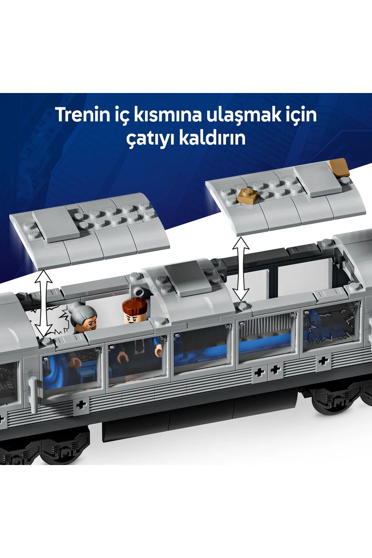 LEGO ® ǀ Marvel Örümcek Adam ile Doktor Oktopus Metro Sahnesi 76321 - 9+ Oyuncak Yapım Seti (393P)