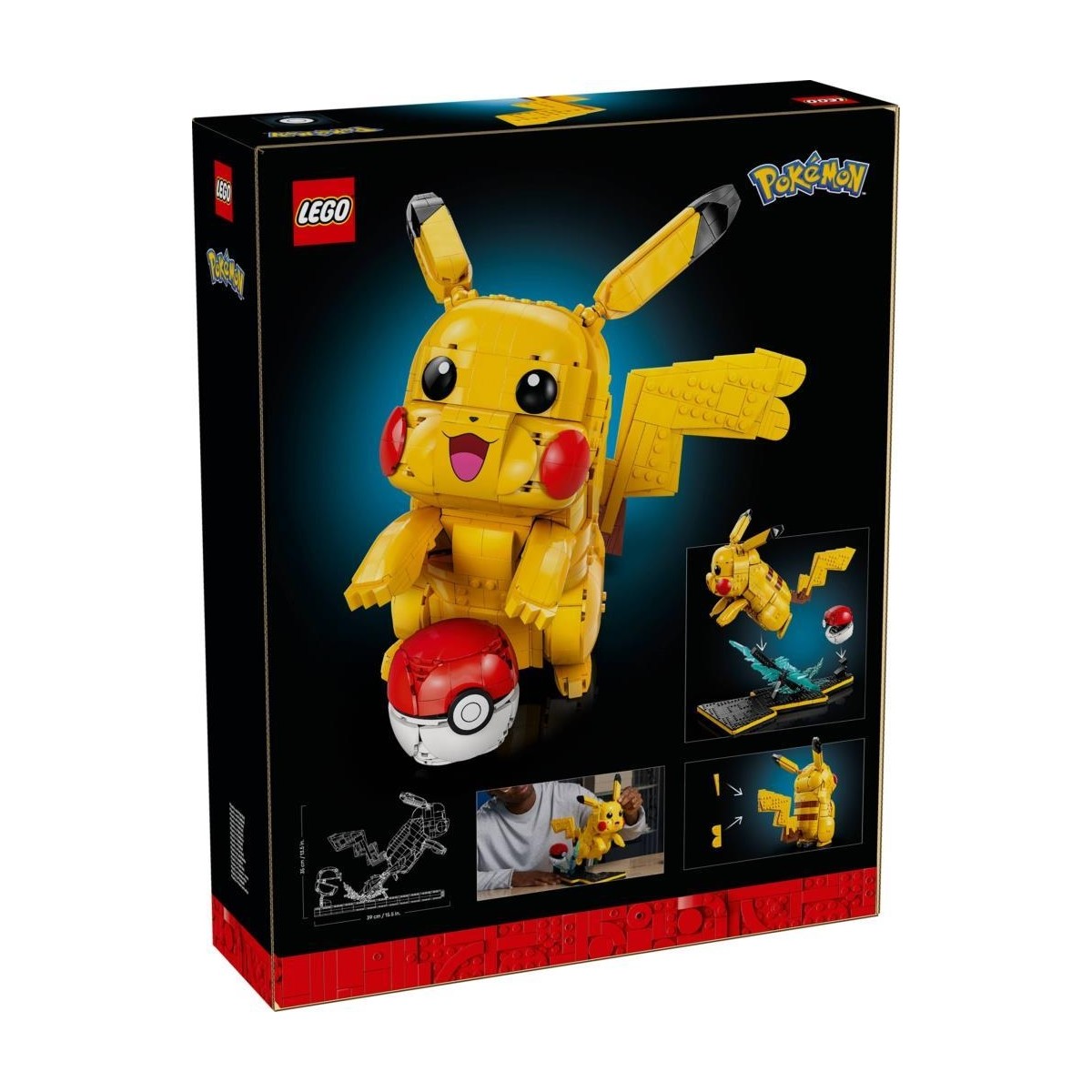 LEGO® Pokémon™ Pikachu ve Poké Topu 72152 - Yetişkinler için Duruşu Ayarlanabilir Figür İçeren Video Oyunu Modeli Yapım Seti (2050 Parça)