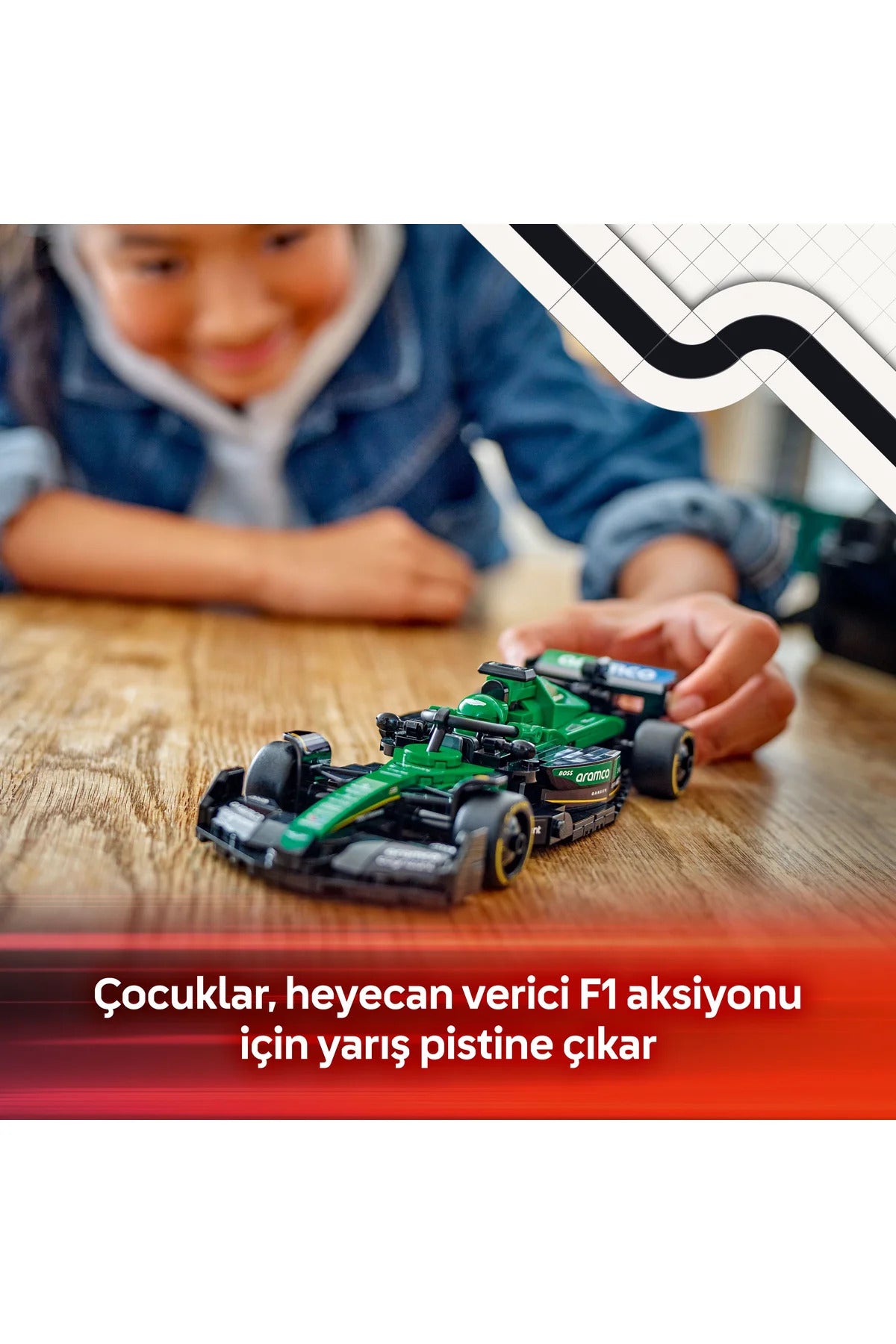 LEGO® Speed Champions Aston Martin Aramco F1® AMR24 Yarış Arabası 77245 - 10+ Oyuncak Yapım Seti (269P)