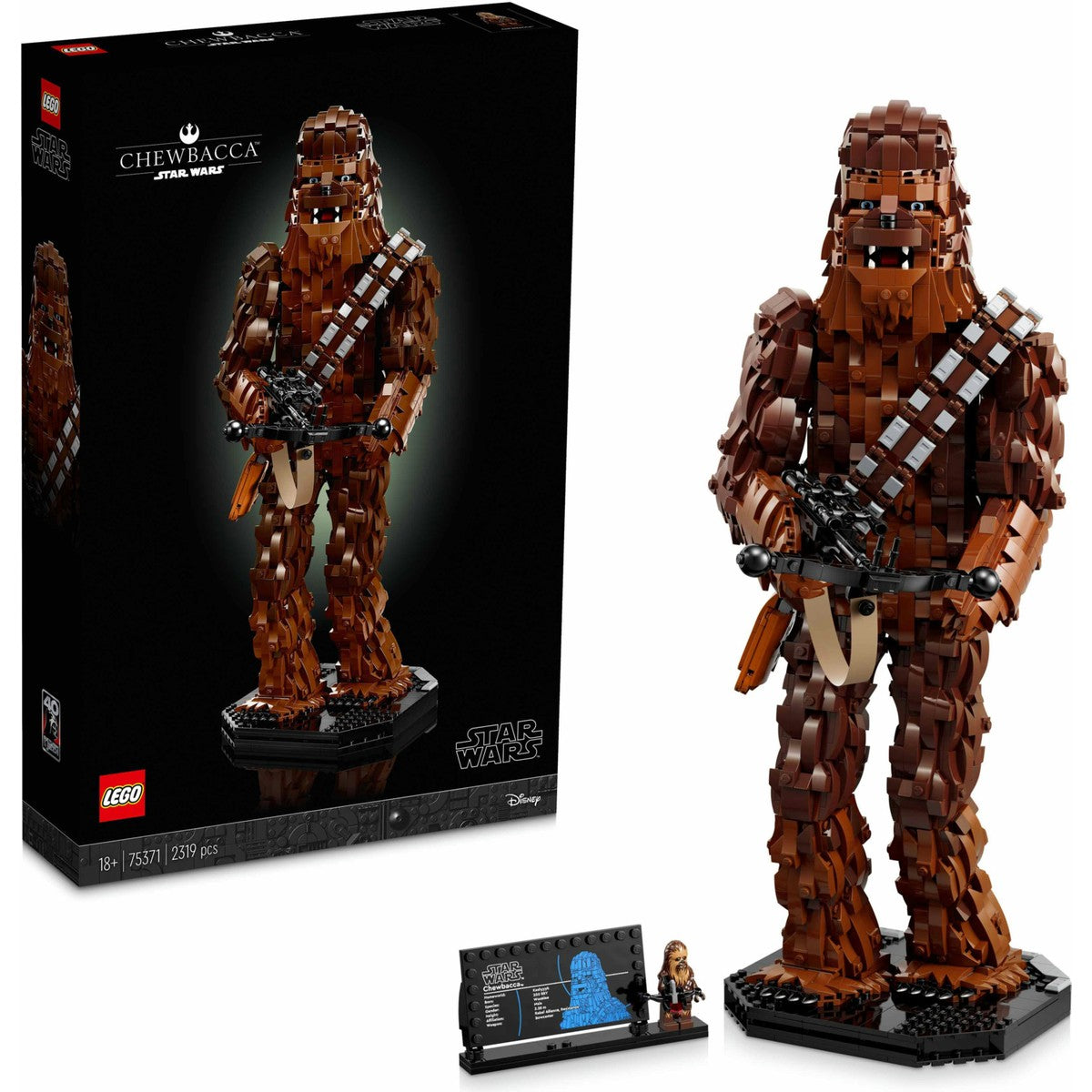 LEGO® Star Wars™ Chewbacca 75371 - Yetişkinler için İnşa Edilebilen Koleksiyonluk Figür Yapım Seti (2319 Parça)