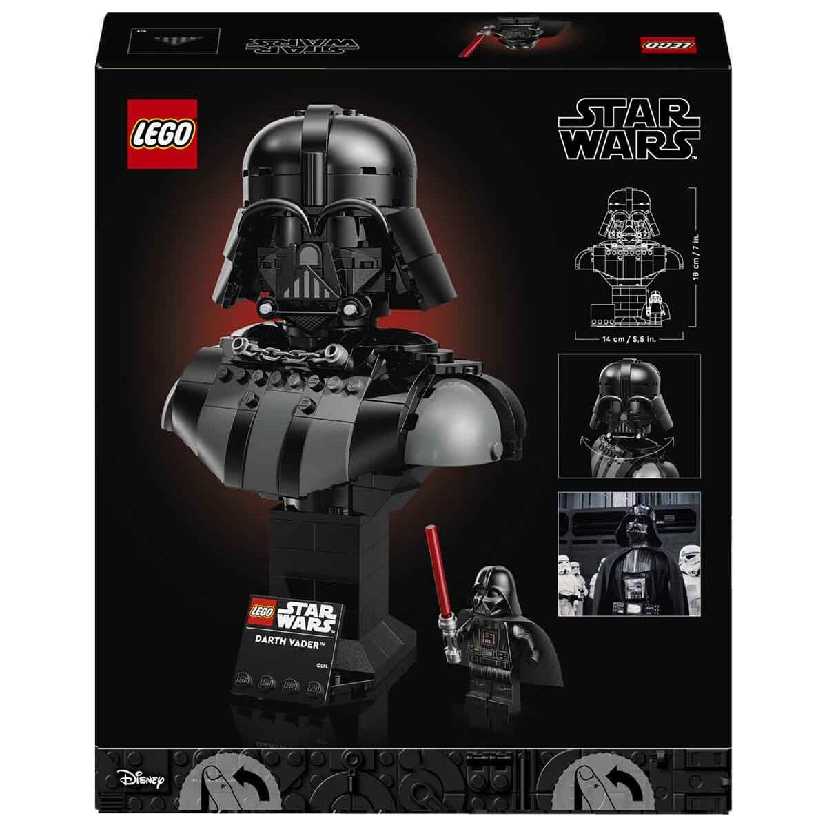 LEGO® Star Wars Darth Vader Büstü 75439 - Yetişkinler Için Koleksiyonluk Bilim Kurgu Yapım Seti (349 Parça)