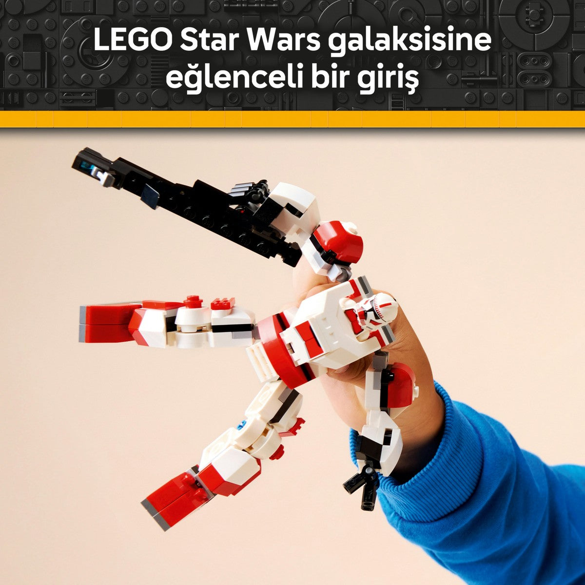 LEGO® Star Wars™ Klon Şok Trooper™ Robotu 75448 - 6 Yaş ve Üzeri Çocuklar için Aksiyon Figürü Yapım Seti (151 Parça)