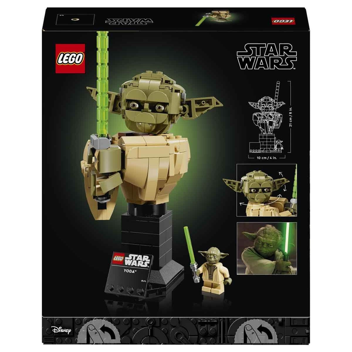 LEGO® Star Wars: Klonların Saldırısı Yoda Büstü 75438 - Yetişkinler Için Koleksiyonluk Model Yapım Seti (399 Parça)