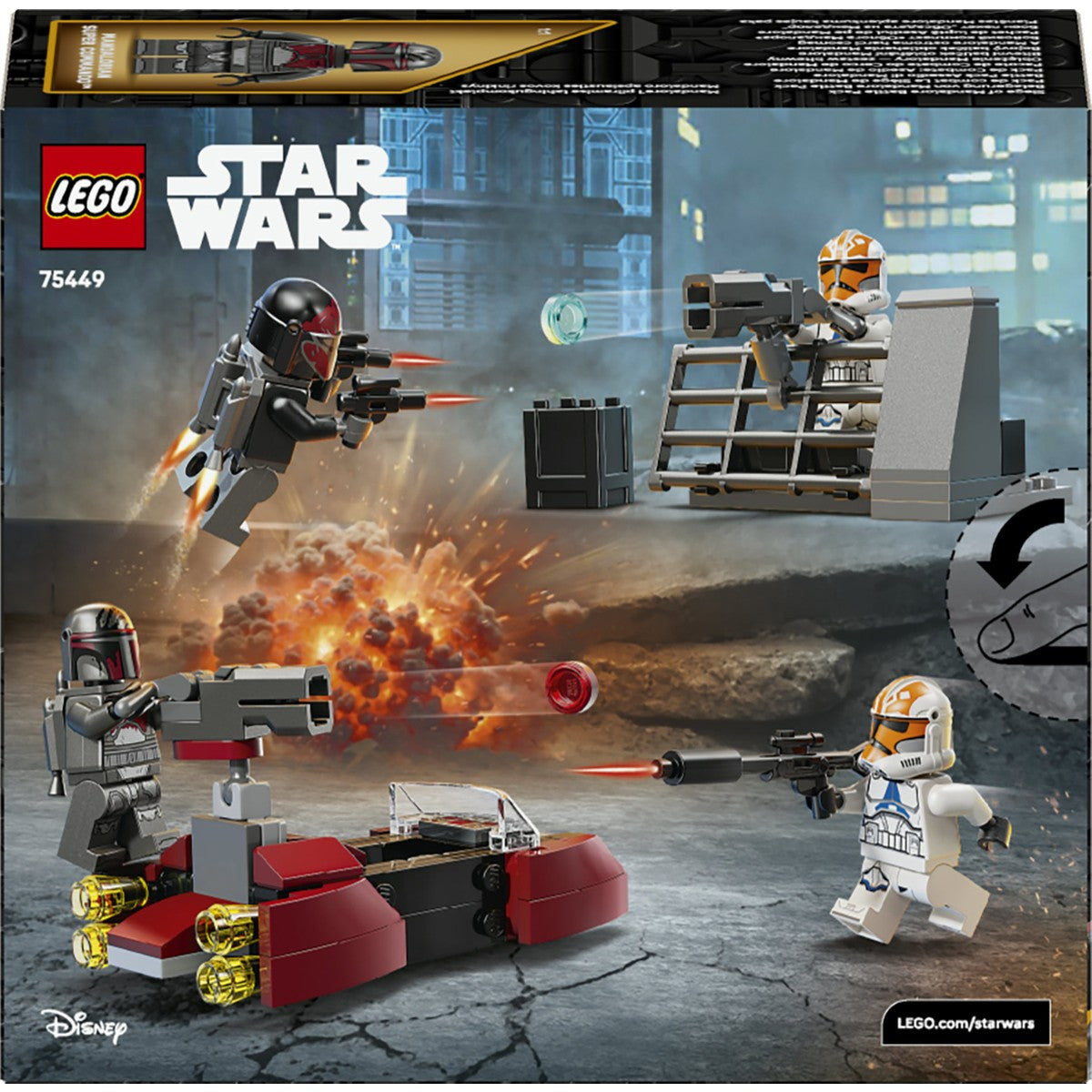 LEGO® Star Wars™ Mandalore Kuşatması Savaş Paketi 75449 - 6 Yaş ve Üzeri için Yaratıcı Oyuncak Yapım Seti (116 Parça)