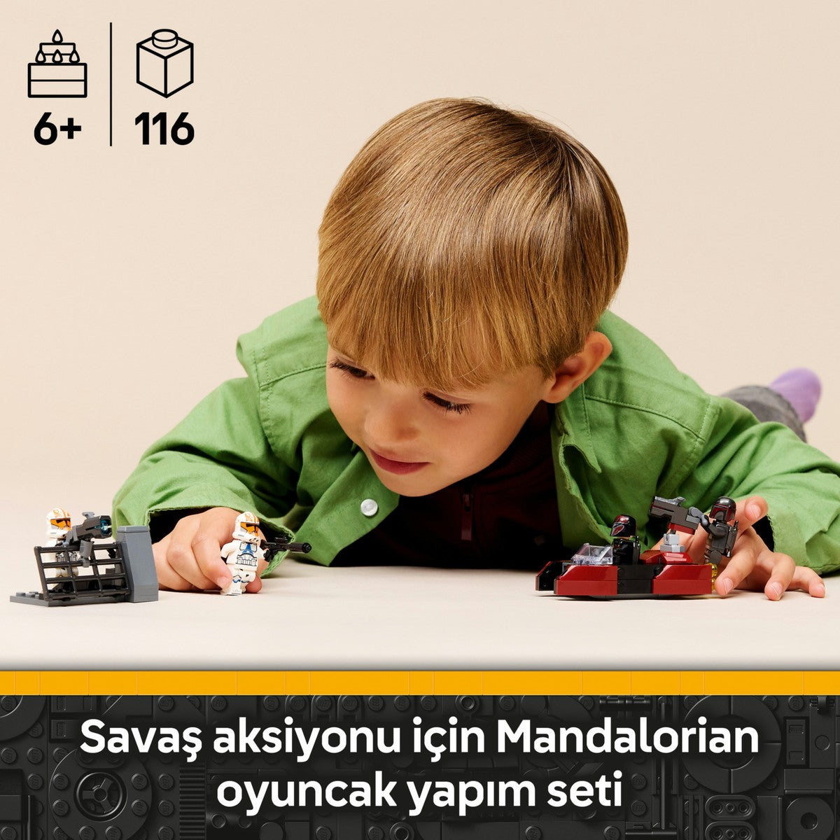 LEGO® Star Wars™ Mandalore Kuşatması Savaş Paketi 75449 - 6 Yaş ve Üzeri için Yaratıcı Oyuncak Yapım Seti (116 Parça)