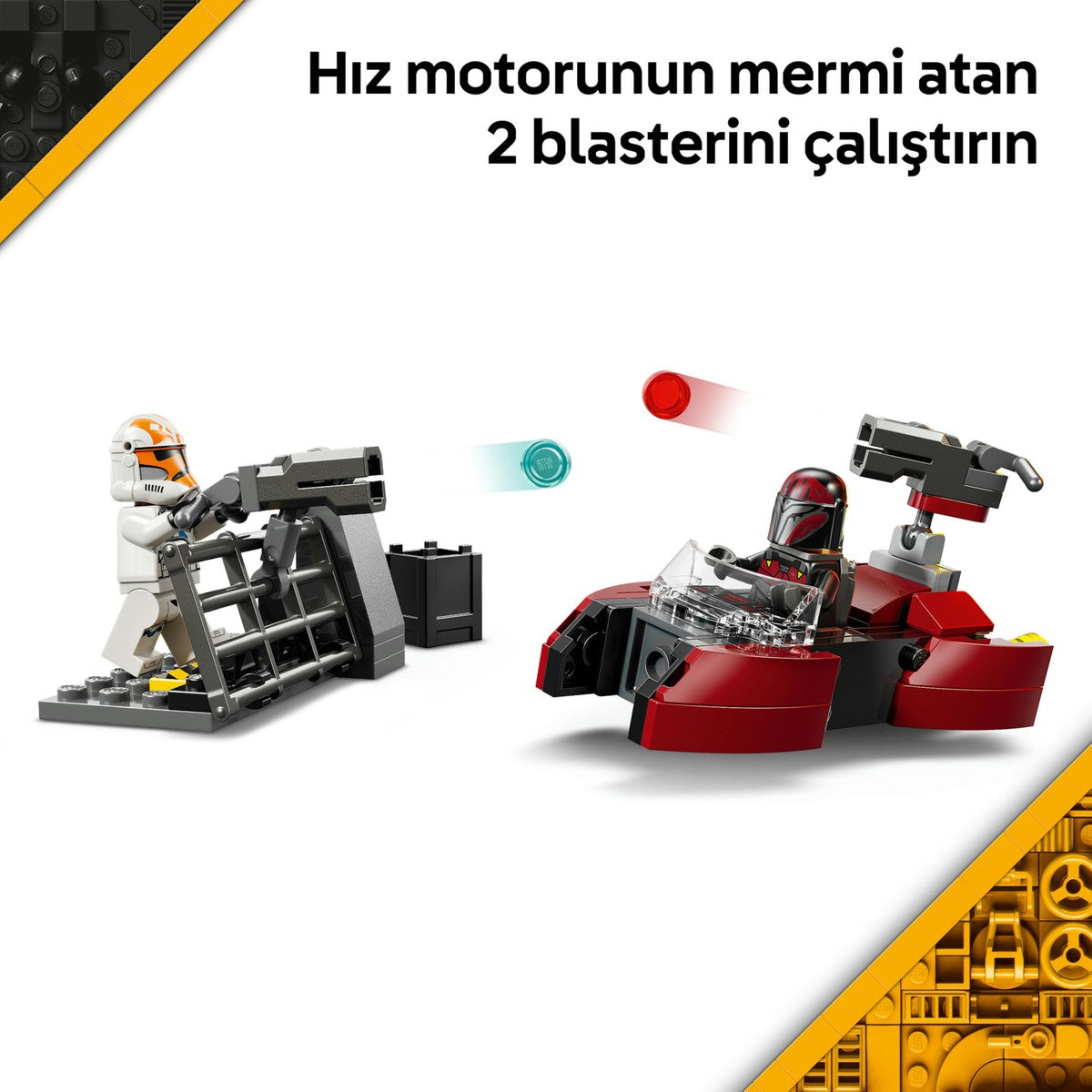 LEGO® Star Wars™ Mandalore Kuşatması Savaş Paketi 75449 - 6 Yaş ve Üzeri için Yaratıcı Oyuncak Yapım Seti (116 Parça)