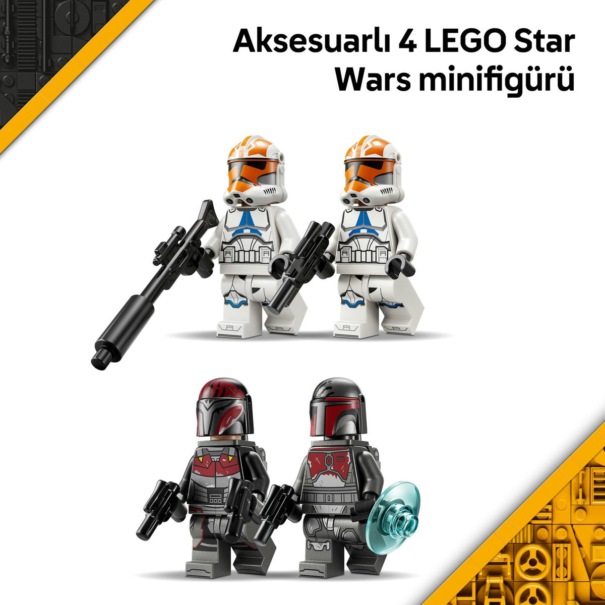 LEGO® Star Wars™ Mandalore Kuşatması Savaş Paketi 75449 - 6 Yaş ve Üzeri için Yaratıcı Oyuncak Yapım Seti (116 Parça)