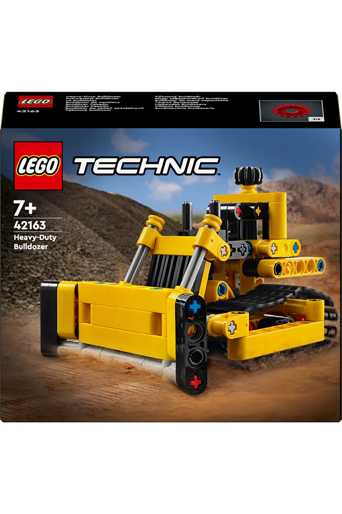 LEGO® Technic Ağır İş Buldozeri 42163 - 7+ Çocuklar için Yaratıcı Oyuncak Model Yapım Seti (195P)