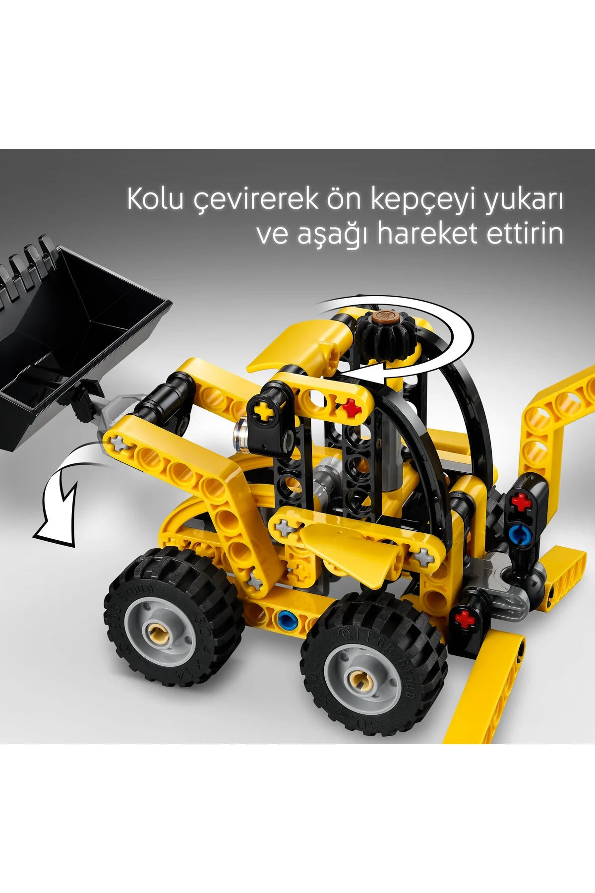 LEGO® Technic Kazıcı Yükleyici 42197 - 7+ Çocuklar için Oyuncak İnşaat Aracı Yapım Seti (104P)