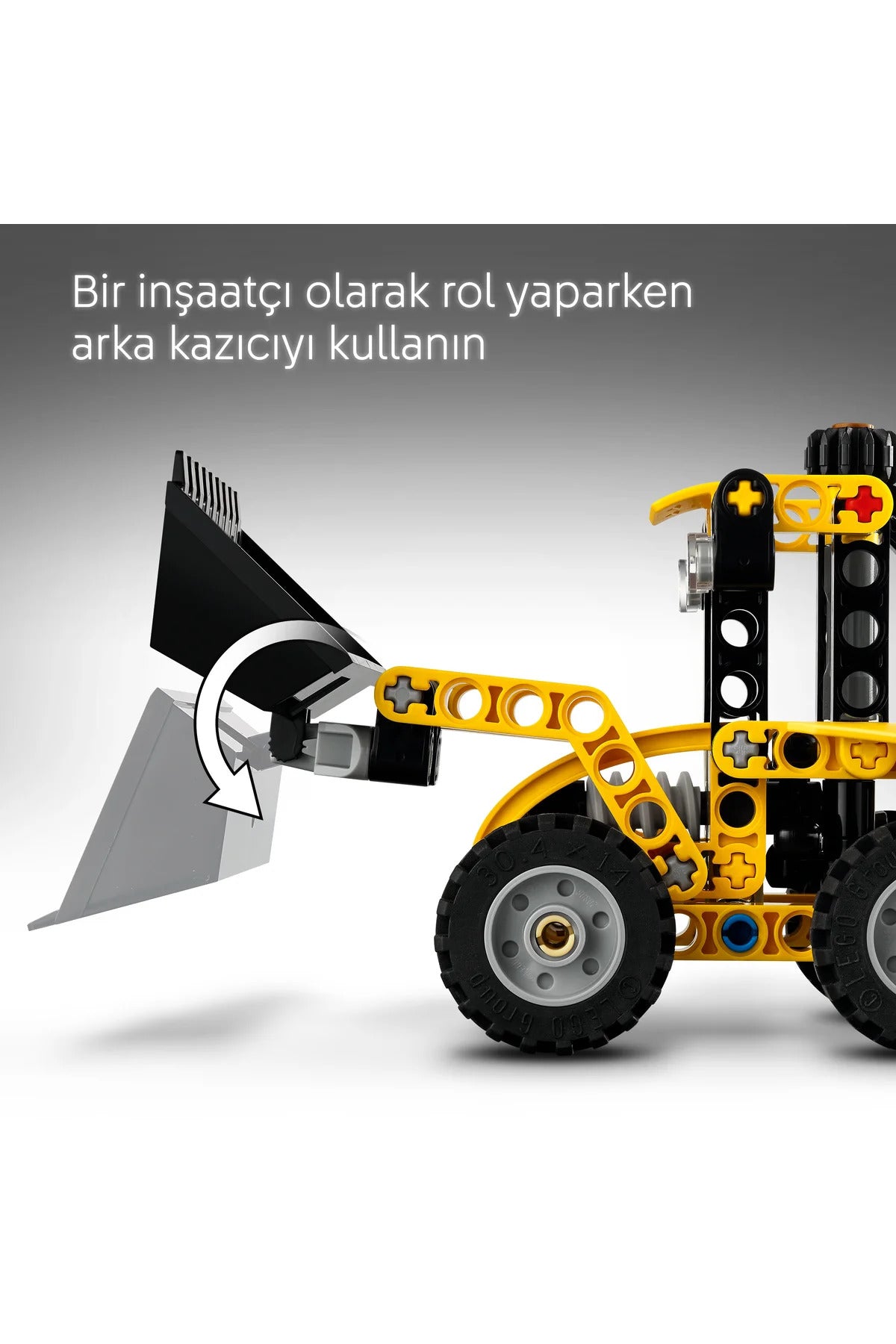 LEGO® Technic Kazıcı Yükleyici 42197 - 7+ Çocuklar için Oyuncak İnşaat Aracı Yapım Seti (104P)