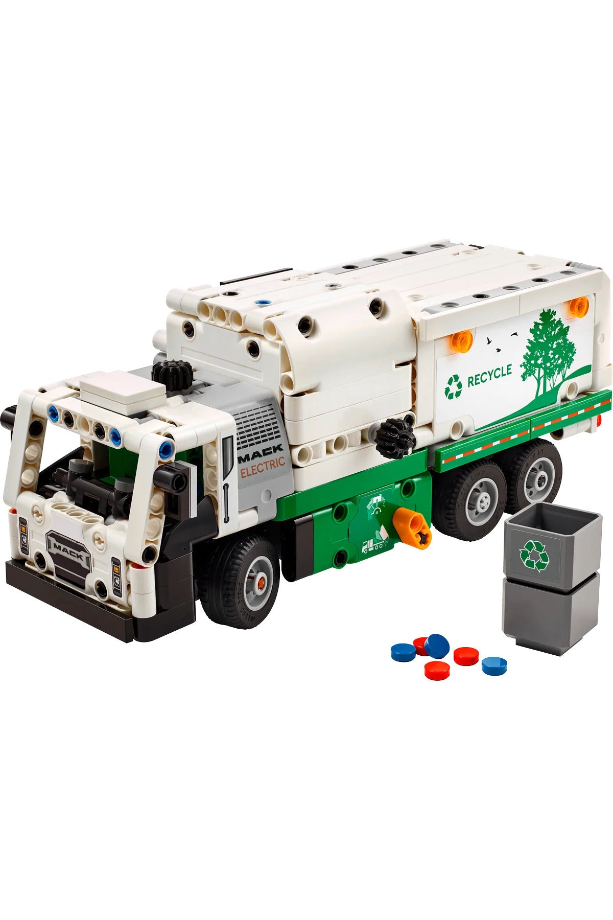 LEGO® Technic Mack® LR Electric Çöp Kamyonu 42167 - 8+ Çocuklar için Oyuncak Model Yapım Seti (503P)