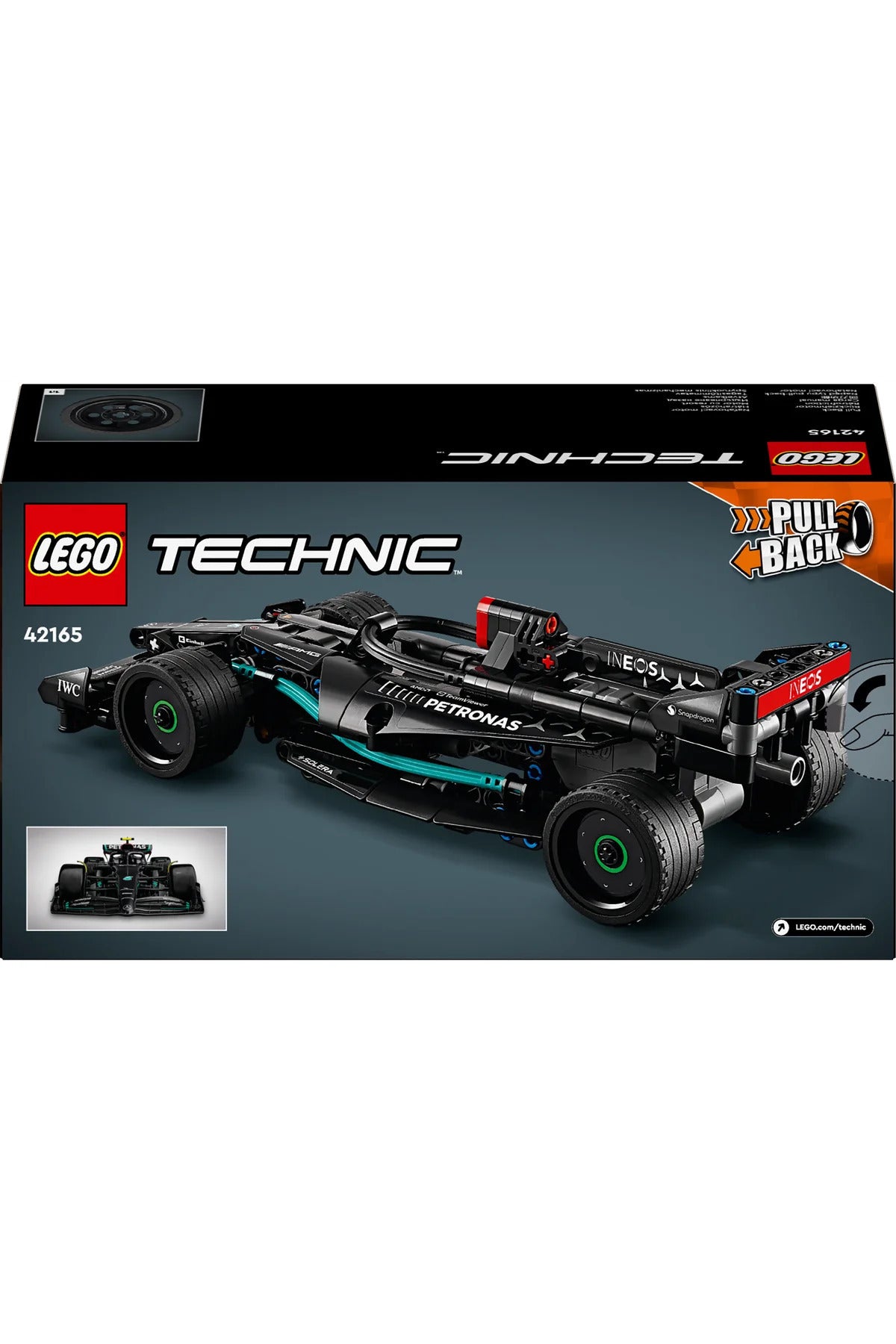 LEGO® Technic Mercedes-AMG F1 W14 EPerformancePull-Back 42165 - 7+ Araba Modeli Yapım Seti (240P)